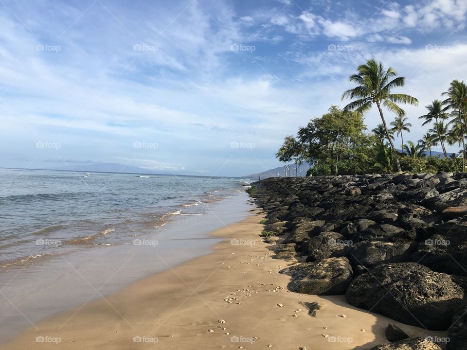 By the beach