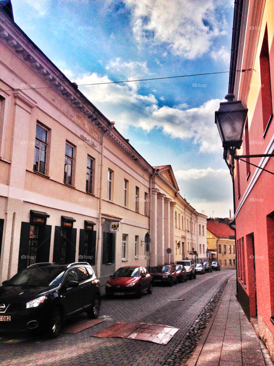 street city cars architecture by penguincody