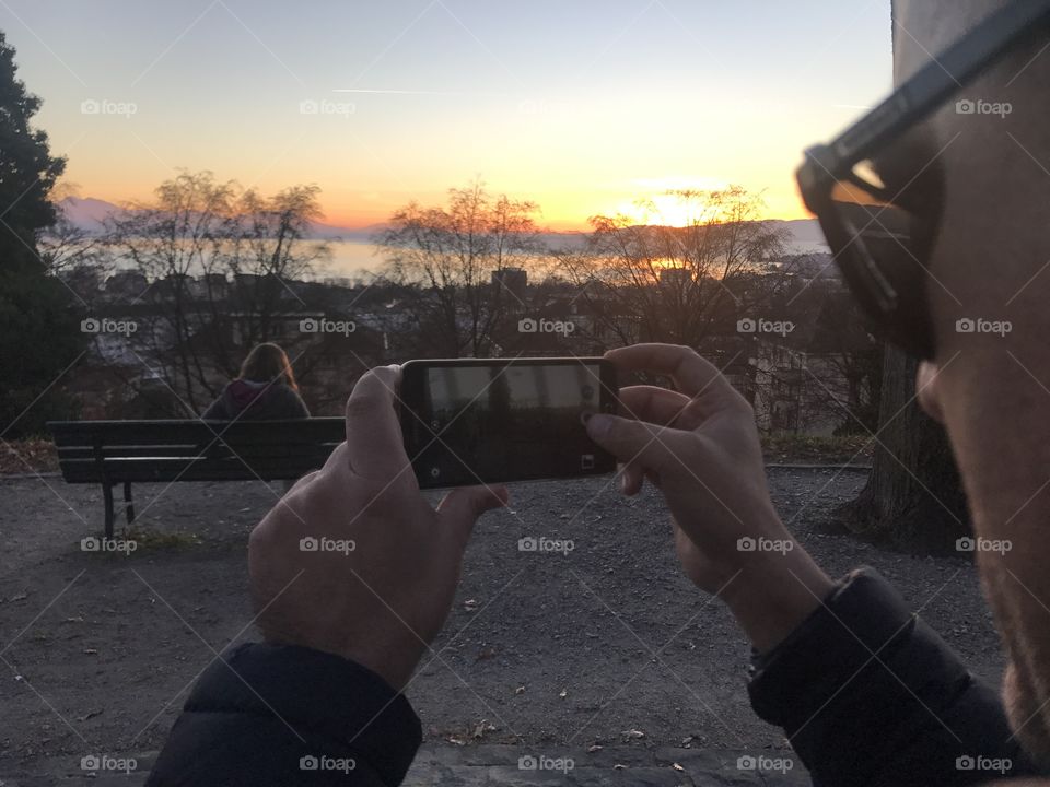 iphone great shot sunset