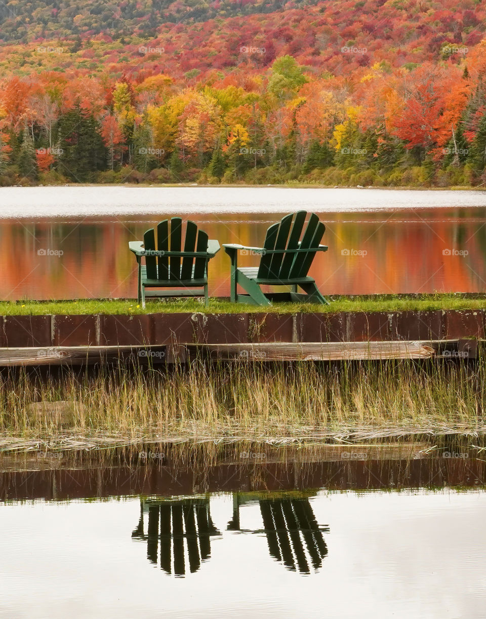 Seeing Double- Fall reflections 