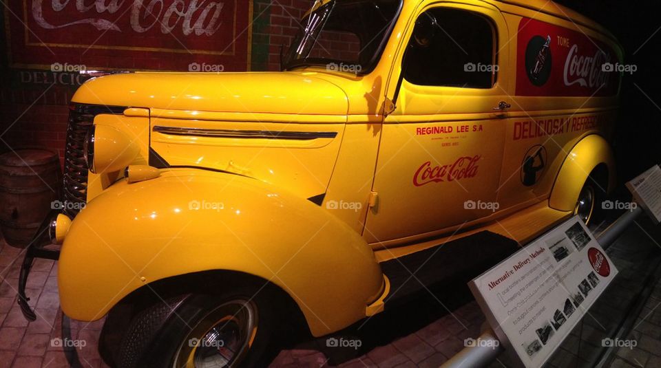 Coca-Cola factory truck