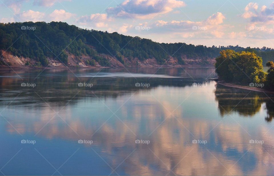 Tennessee River Reflections. Beautiful view from a house we rented on vacation in TN