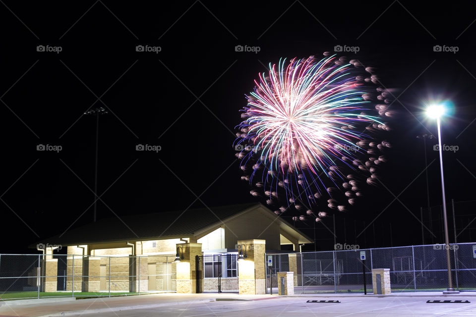 Fireworks at Night