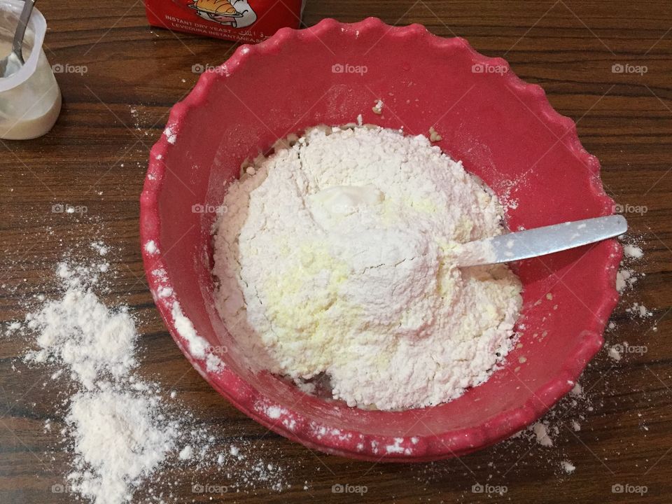 Making pizza at home