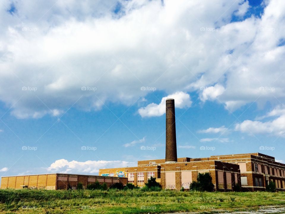 Large abandoned building