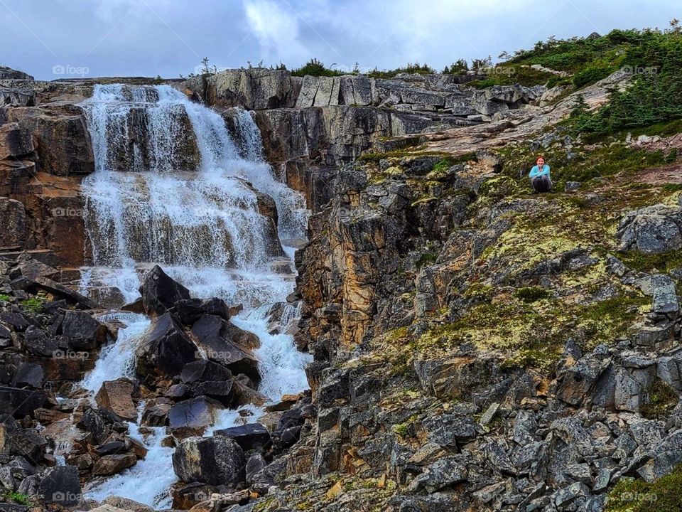 Following waterfalls