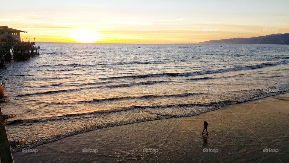 Beach sunset