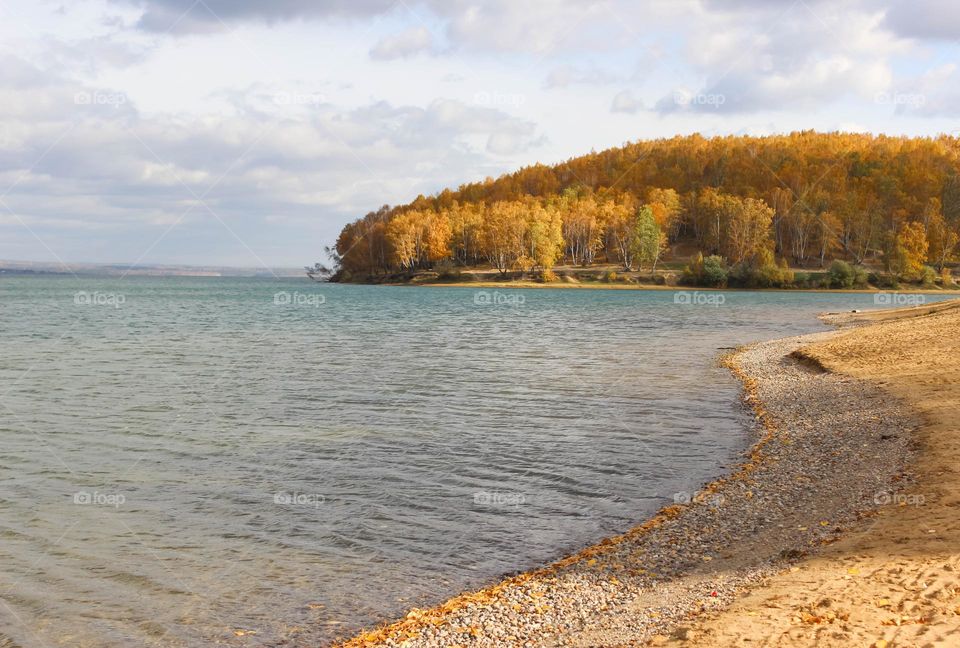 Autumn shore