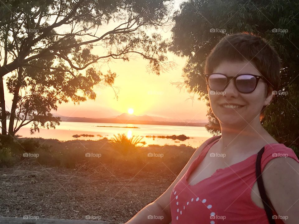 Enjoying a beautiful sunset. With each sunset I am reborn. I feel privileged to be able to enjoy this wonderful landscape.