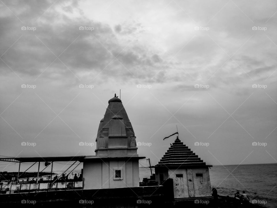 dumas beach, surat, gujarat, india