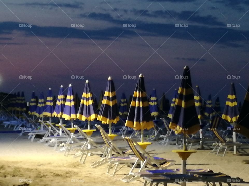 Sunset from the beach