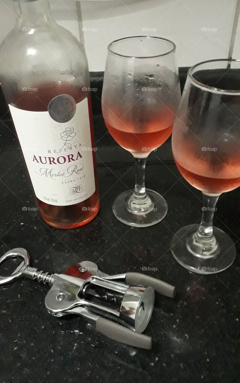 Rose wine