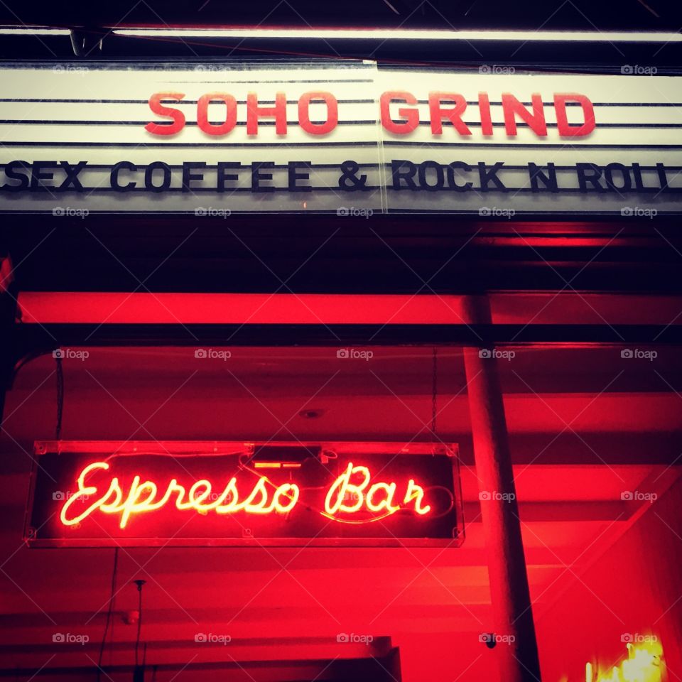 Sex coffee and rock & roll. Life lessons in soho 