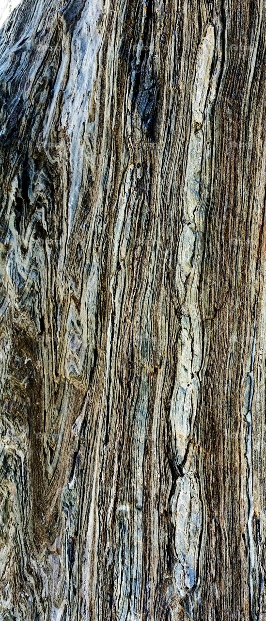 Striations in Granite