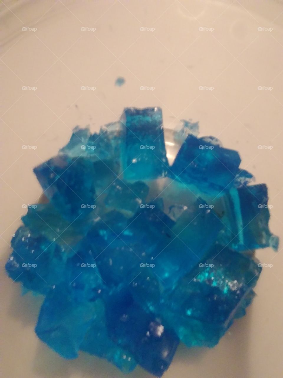 aqua blue cubes