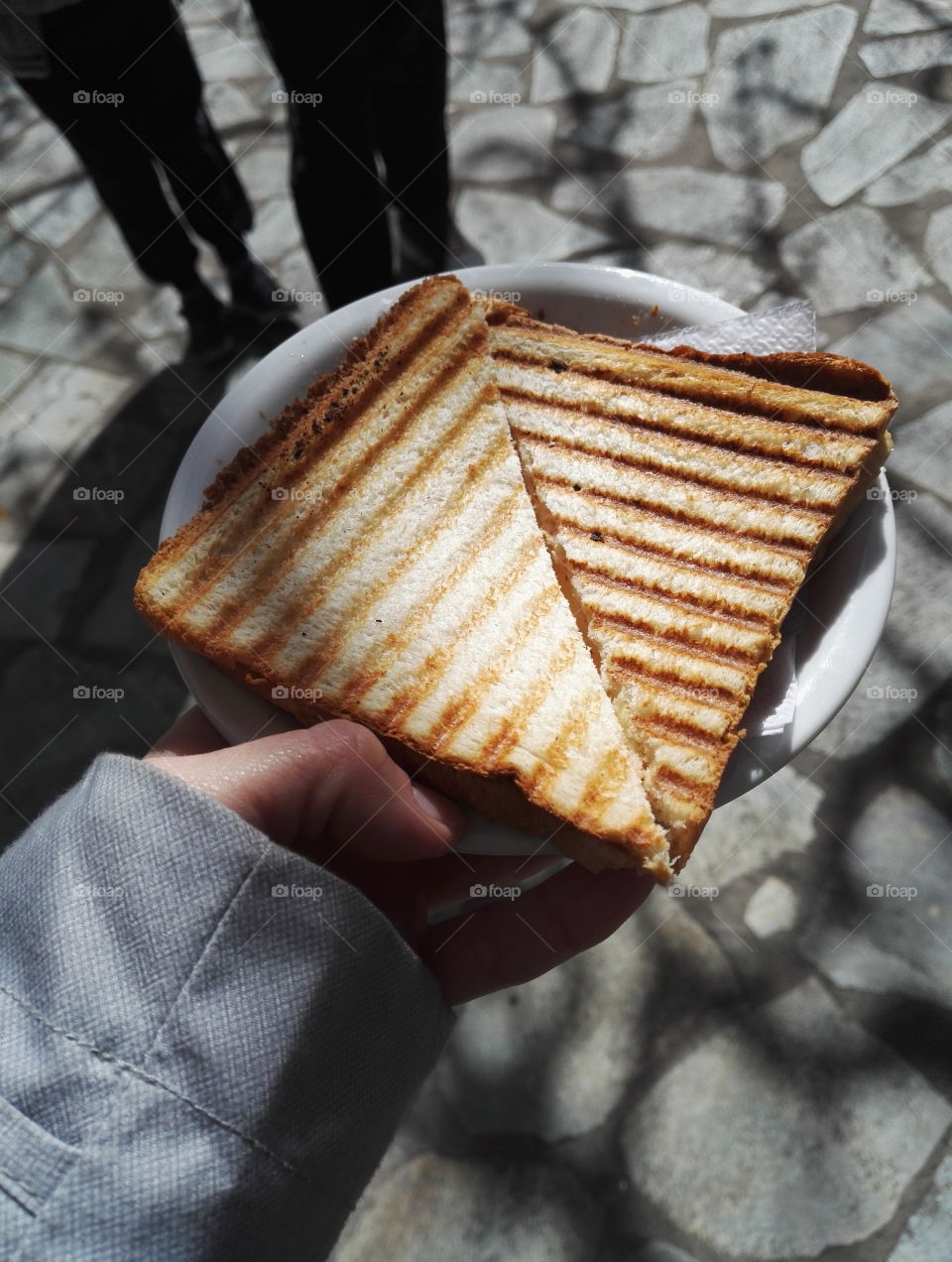 ham and cheese toast