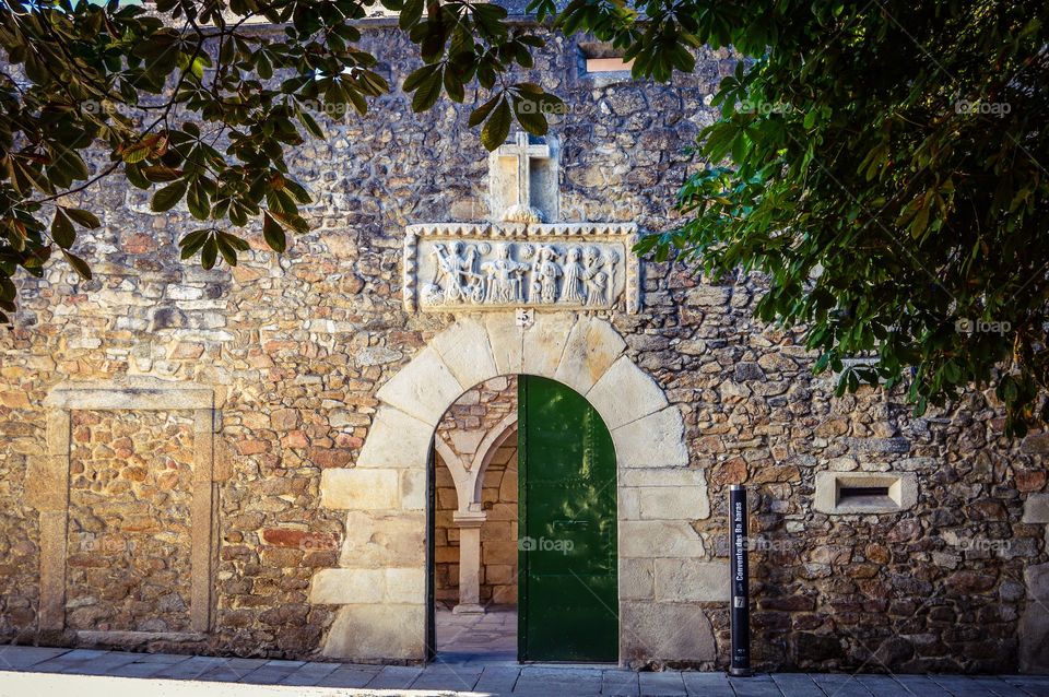Ba baras convent entrance, Coruna, Galicia, Spain