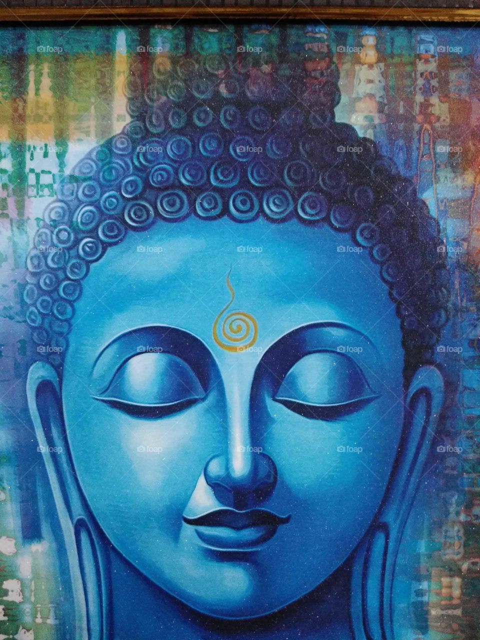 buddha painting in my home