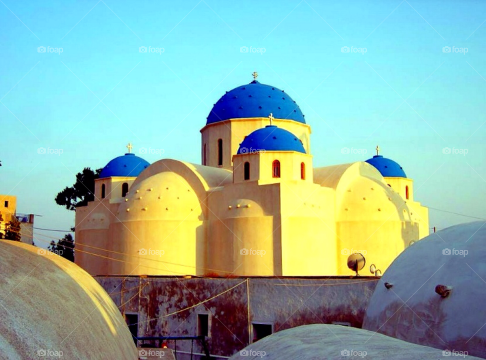 A Greek church. A Greek church
