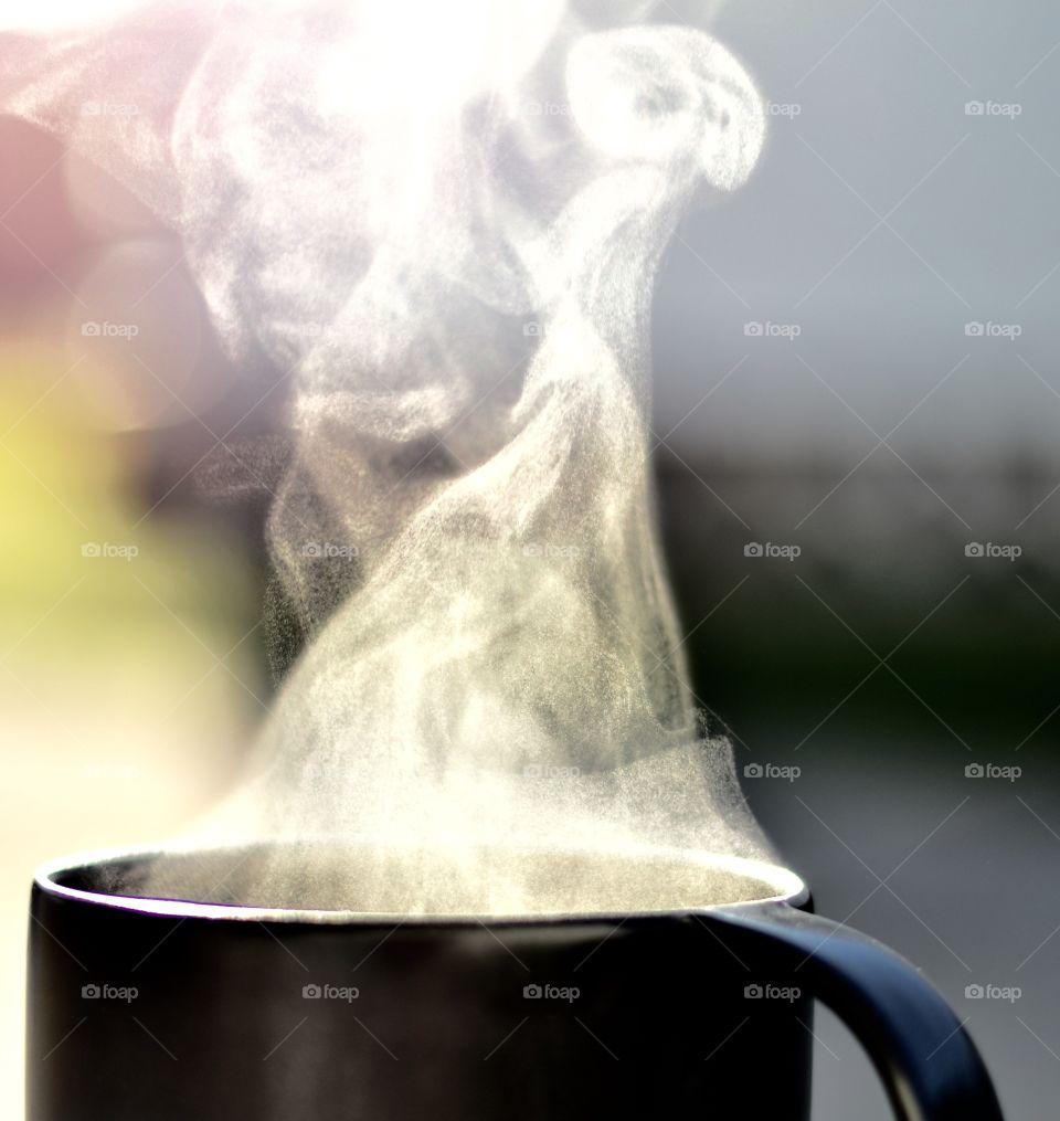 Angel in my morning coffee