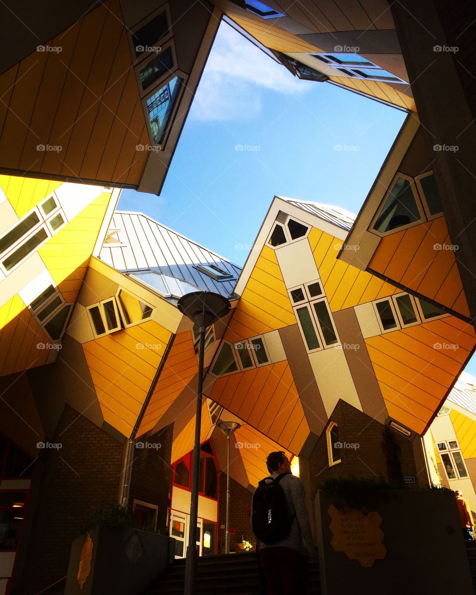 The cube houses of Rotterdam. I just loved these very special houses! 