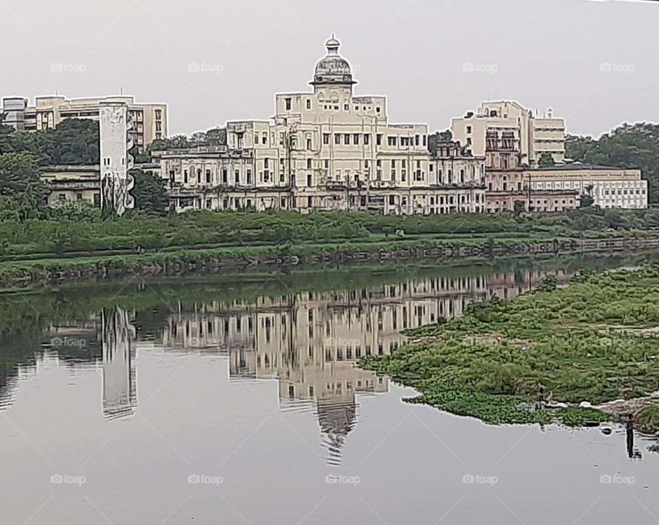 Reflection of the past glory.