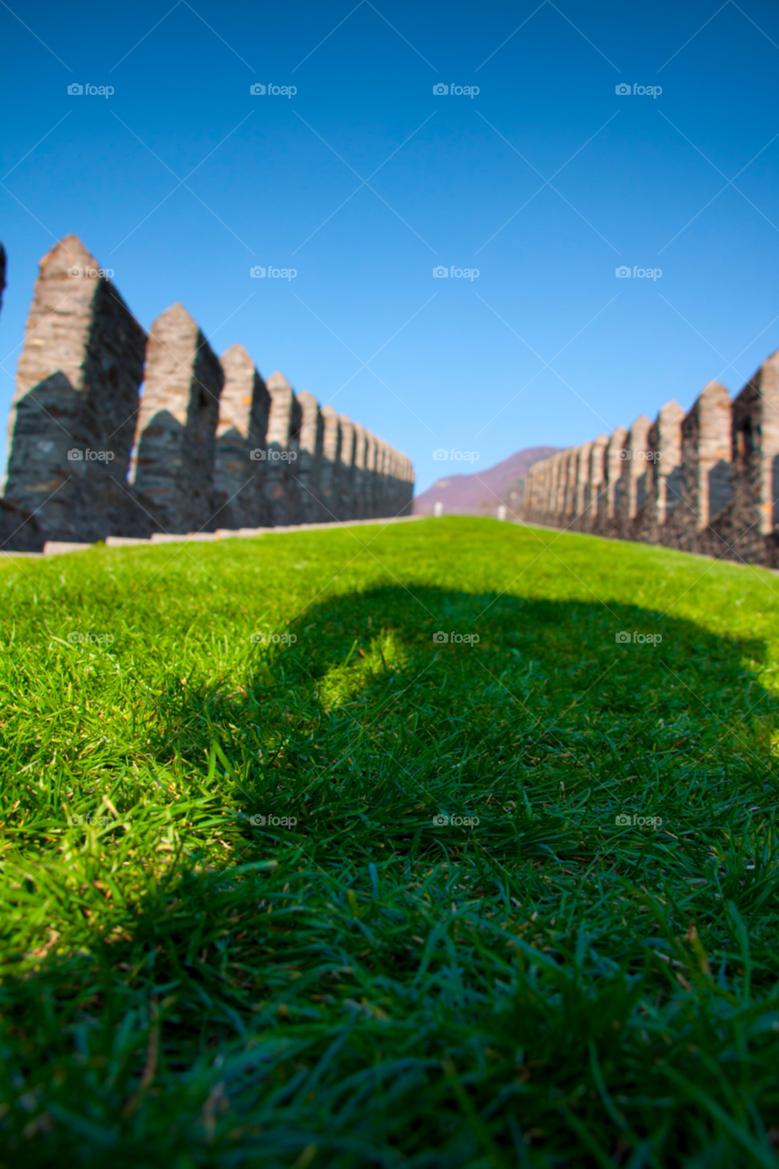 landscape travel grass building by cmosphotos