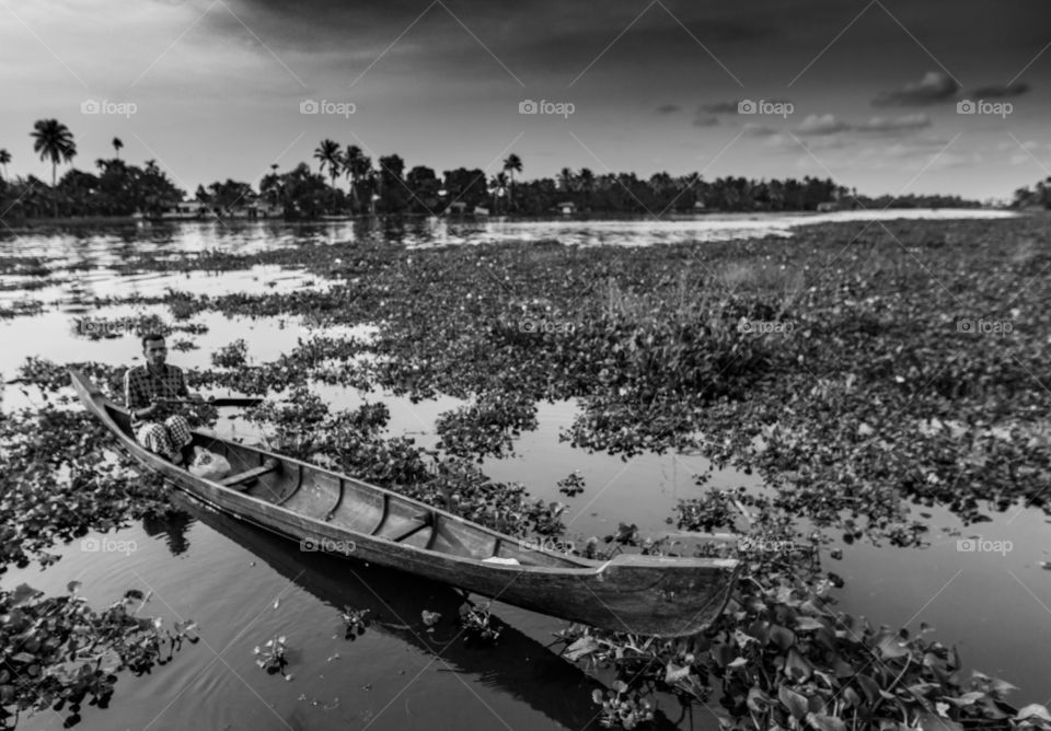 fisherman on his fishing boat...