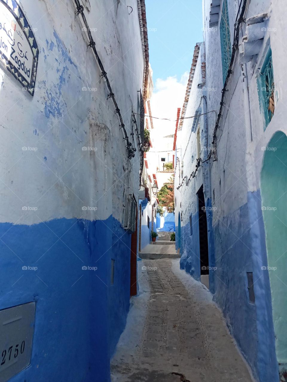 Ancien alleys of Chefchaouen city in morocco