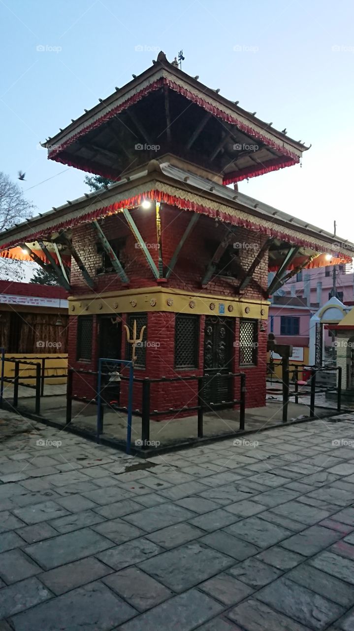 Hindu shiva temple