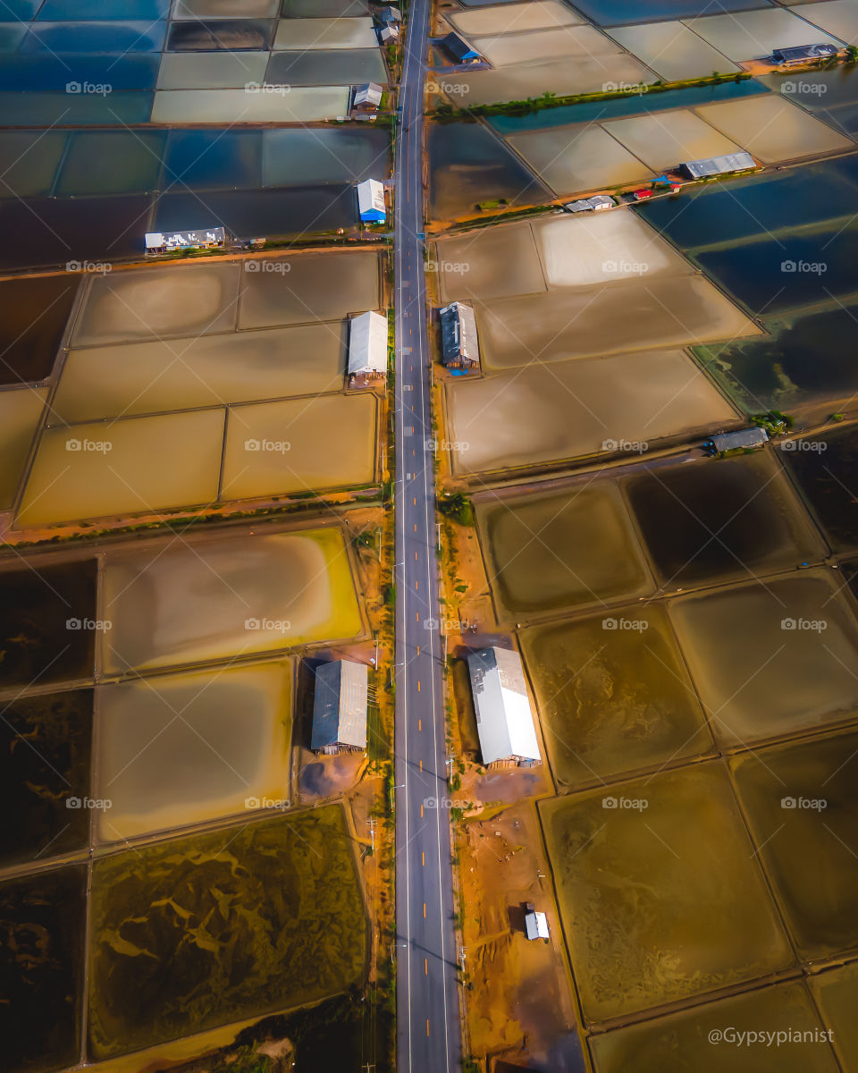 Salt Field from above