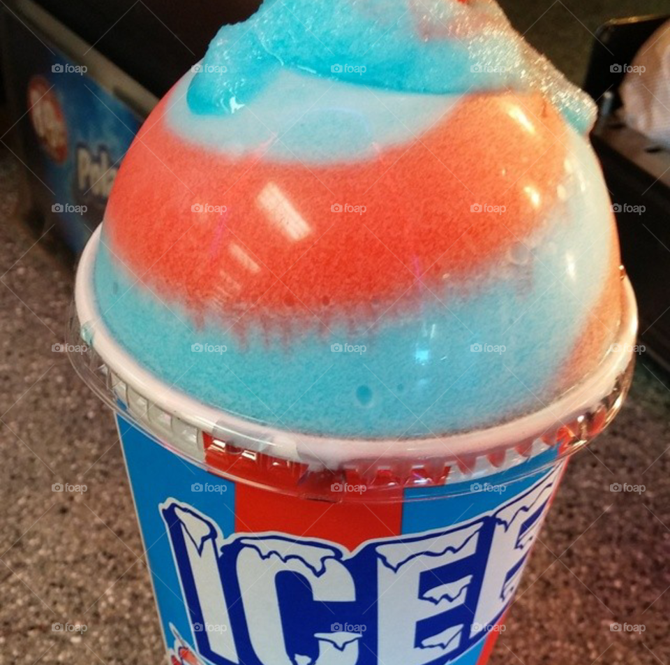 icee on a hot day