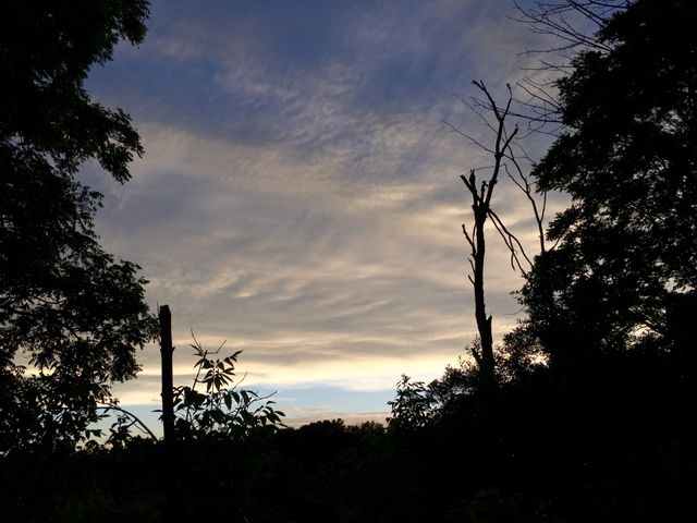 Sky at dusk
