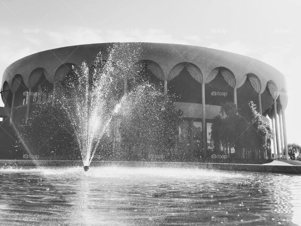 Fountain of water