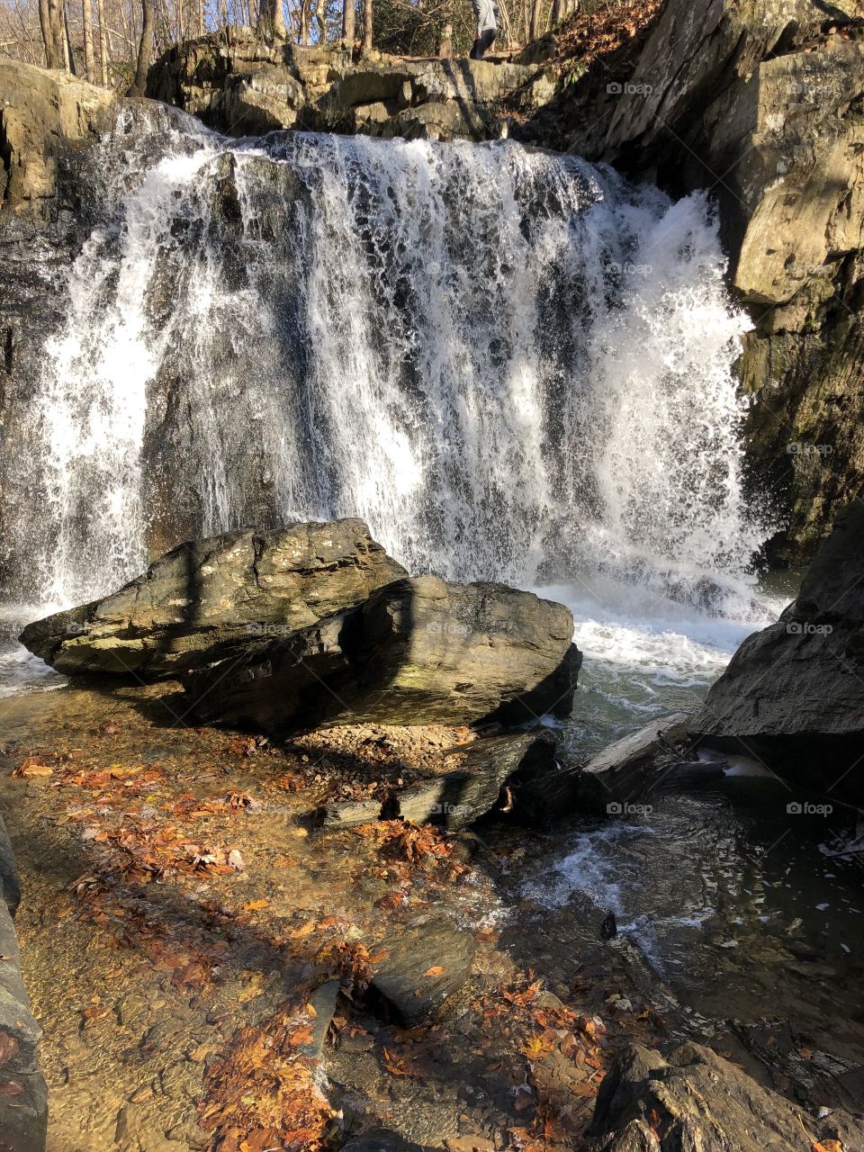 Kilgore Falls, MD on a beautiful November day