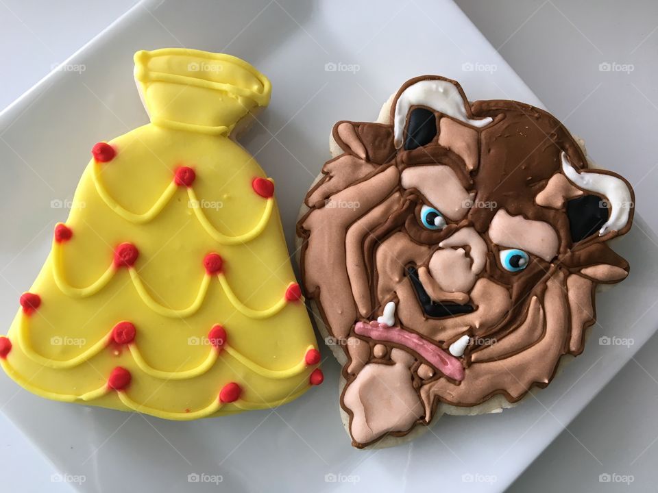 Beauty and the Beast Cookies