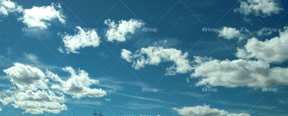 Blue Sky with Clouds
