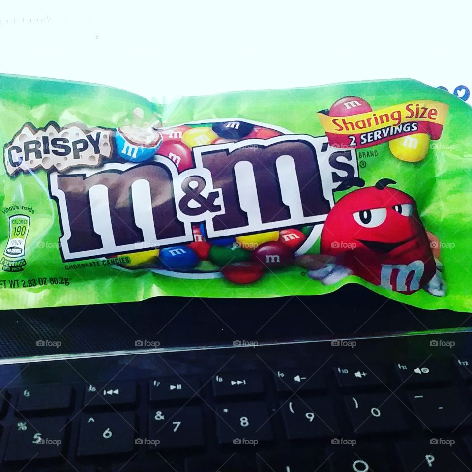 Crispy M&Ms sharing size m & ms m and m