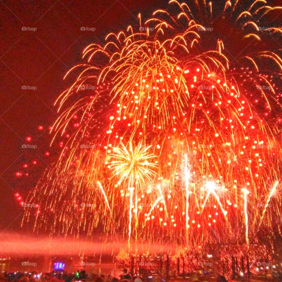 fireworks at Thunder Over Louisville