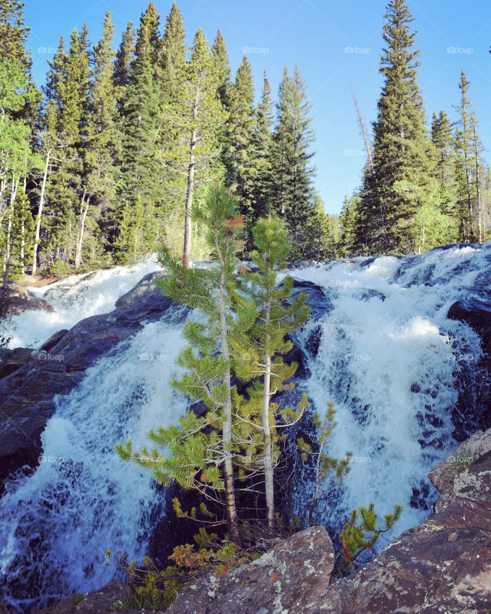 Waterfall Hessie Trail Nederland Colorado