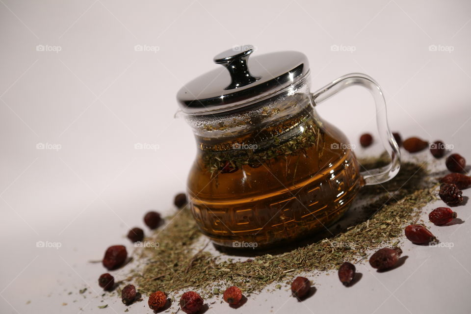 Tea in a pot