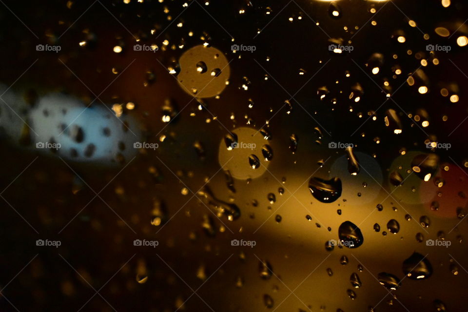 Raindrops on my window
