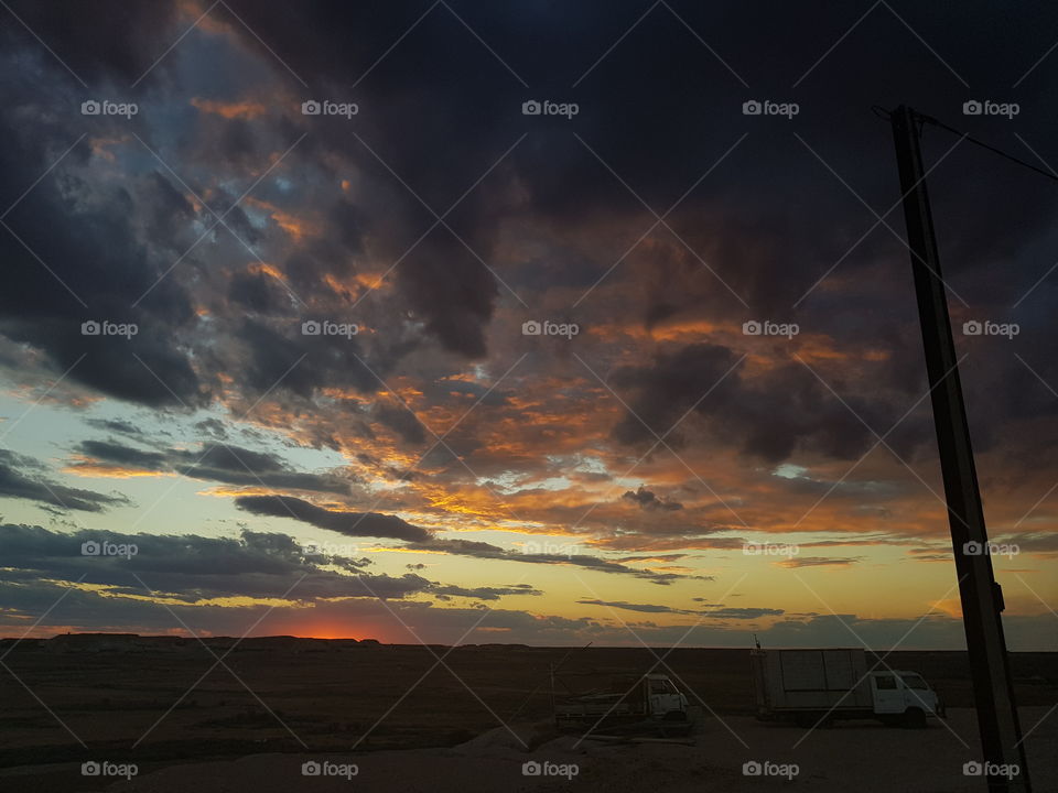 coober pedy sun set South Australia