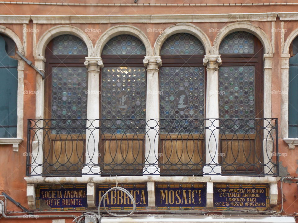 Windows from Italy. Trip in Venice