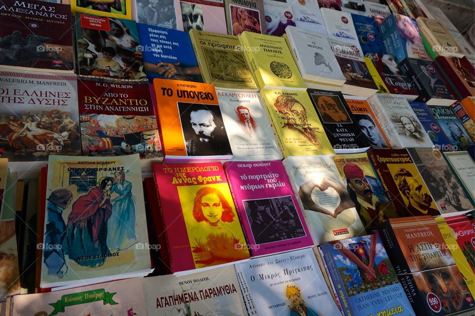 Greek books in Athens 