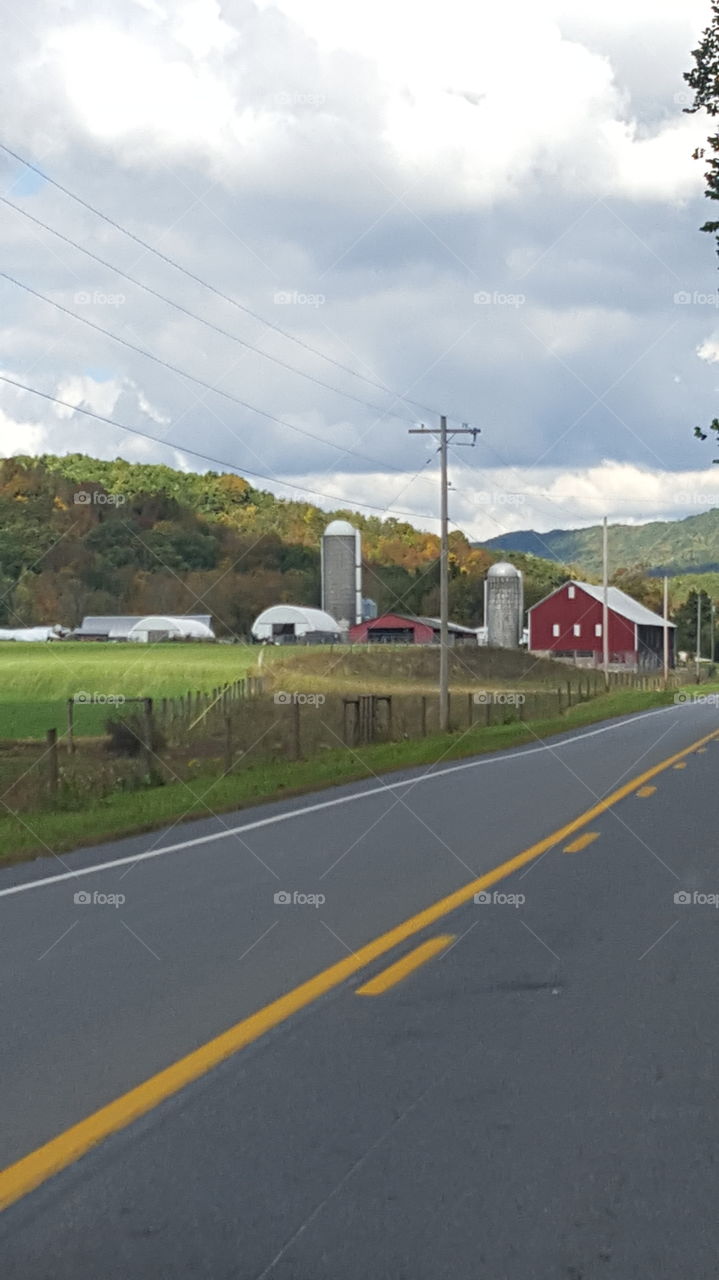 farm in the fall