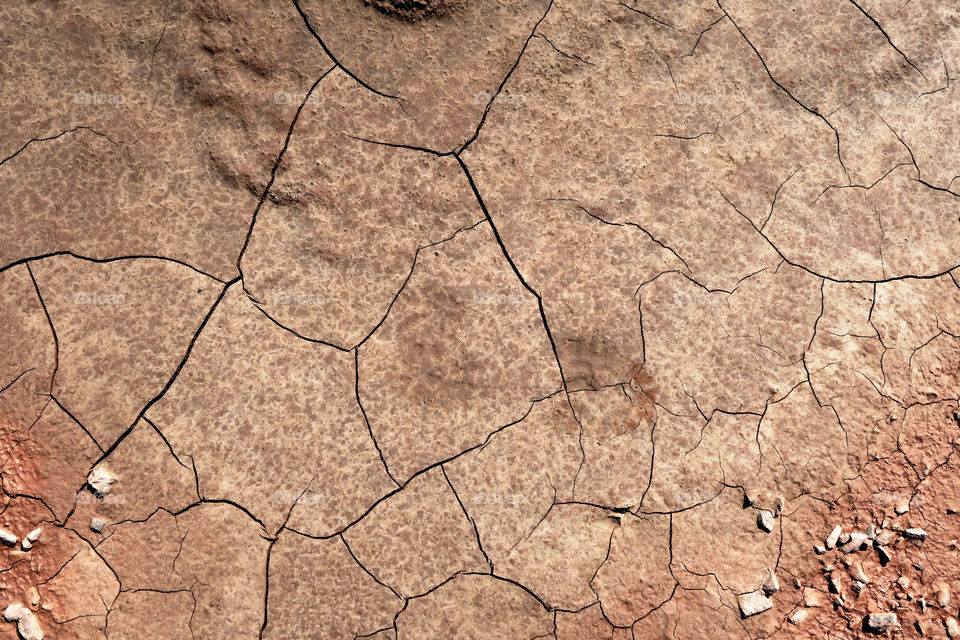 cracked dirt ground. fullframe background