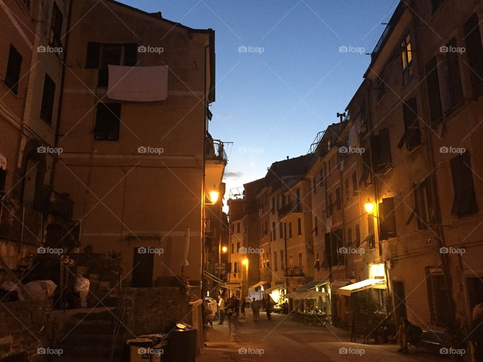 Vernazza Italy street view