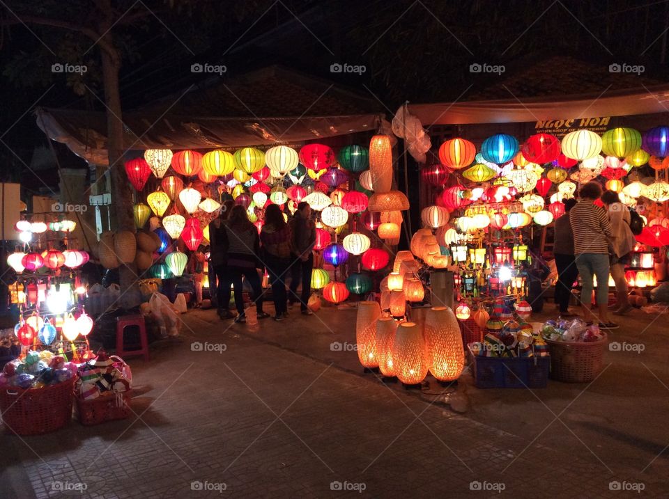 Hoi An Lanterns. A lantern stall in Hoi An 