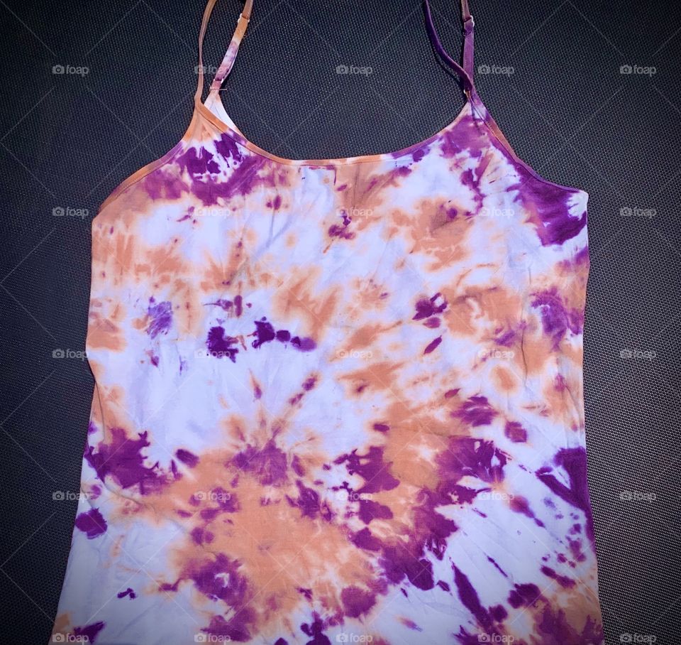 Tie dye shirts bright colors 